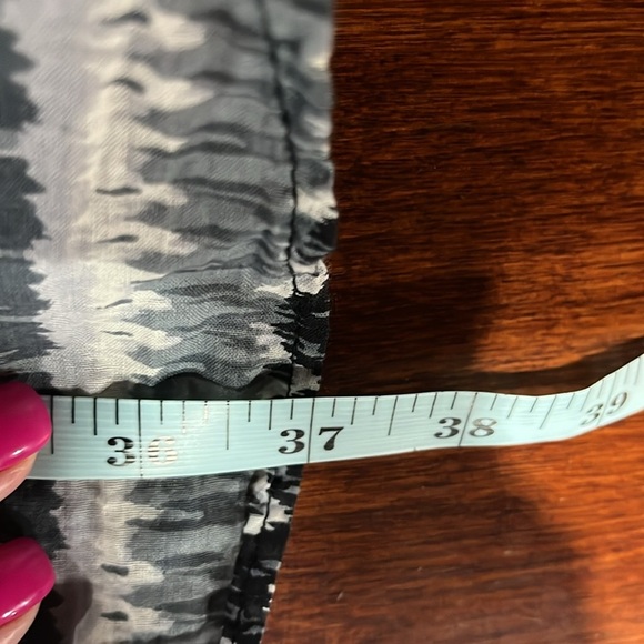 Chelsea & Theodore Womens Skirt XL Blue White Pull-On Stretch Waist Maxi Layers - Picture 9 of 10